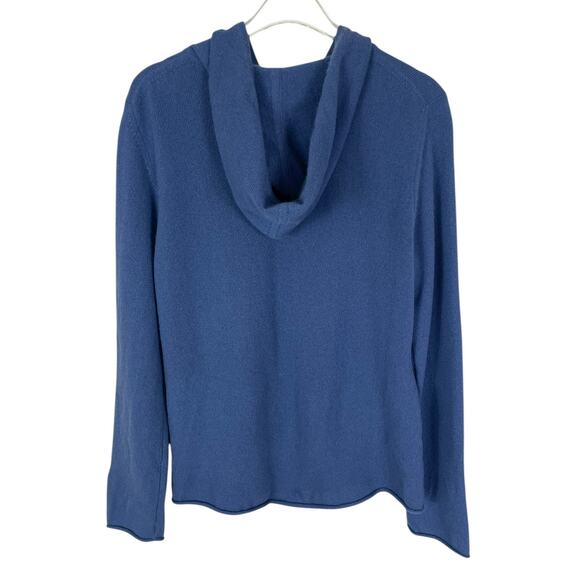 Lord & Taylor 100% Two-Ply Cashmere Full Zip Hoodie Women's Size LP Quiet Luxury - Picture 8 of 12